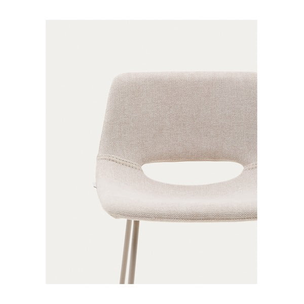 Bēšs bāra krēsls (sēdekļa augstums 76 cm) Zahara – Kave Home-image-1