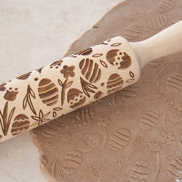 Koka mīklas rullis ar gravējumu – Orion-image-1