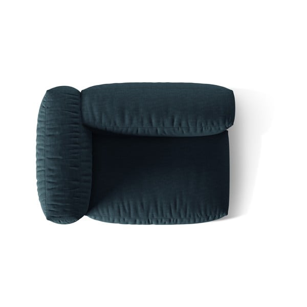 Tumši zila modulārā dīvāna daļa (ar kreiso stūri) Martina – Micadoni Home-image-3