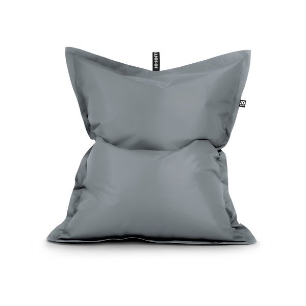 Pelēks sēžammaiss no ādas imitācijas Pad XL – So Soft?