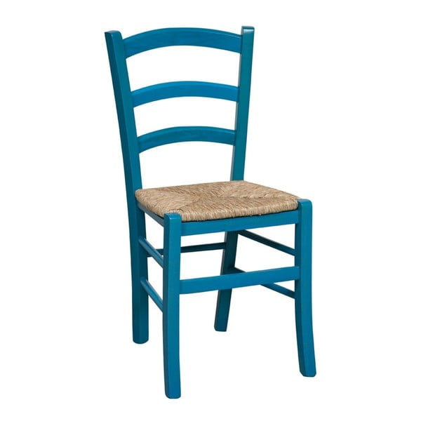 Zils dižskābarža koka krēsls Crido Consulting Alis
