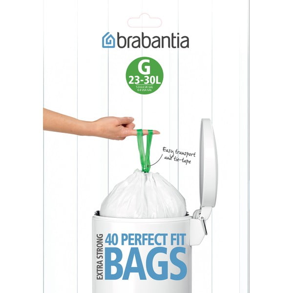 Atkritumu maisi (40 gab.) 30 l PerfectFit G – Brabantia