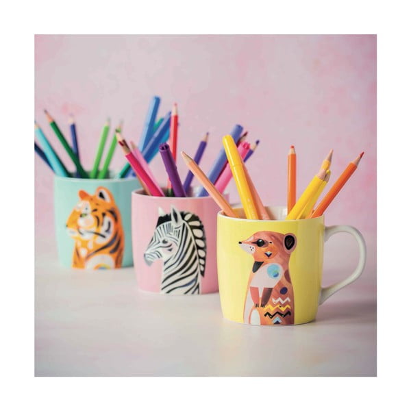 Zila porcelāna krūze Maxwell & Williams Pete Cromer Tiger, 375 ml-image-3