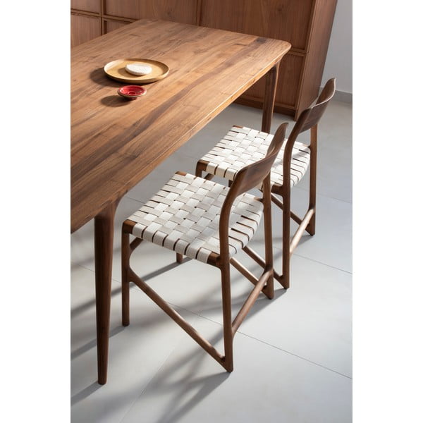 Balts/brūns pusdienu krēsls Fawn – Gazzda-image-2