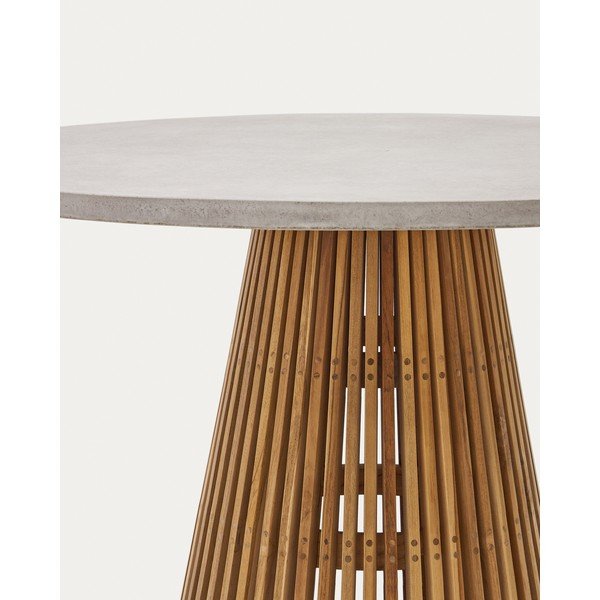 Apaļš dārza ēdamgalds ø 120 cm Alcaufar – Kave Home-image-2