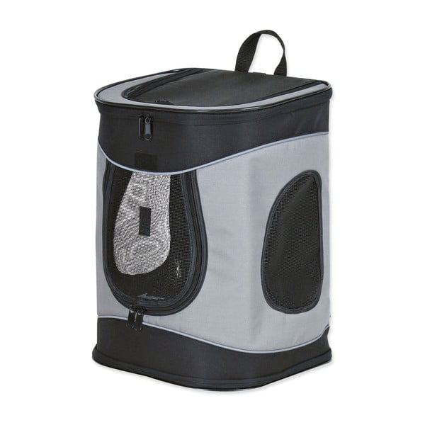 Pelēka mugursoma mājdzīvniekiem 30x34 cm Trixie Timon – Plaček Pet Products