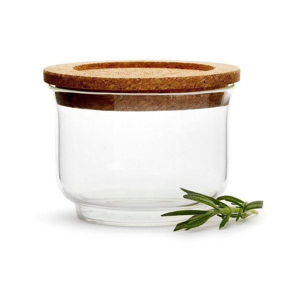 Stikla burka Sagaform Nature, augstums 8,6 cm