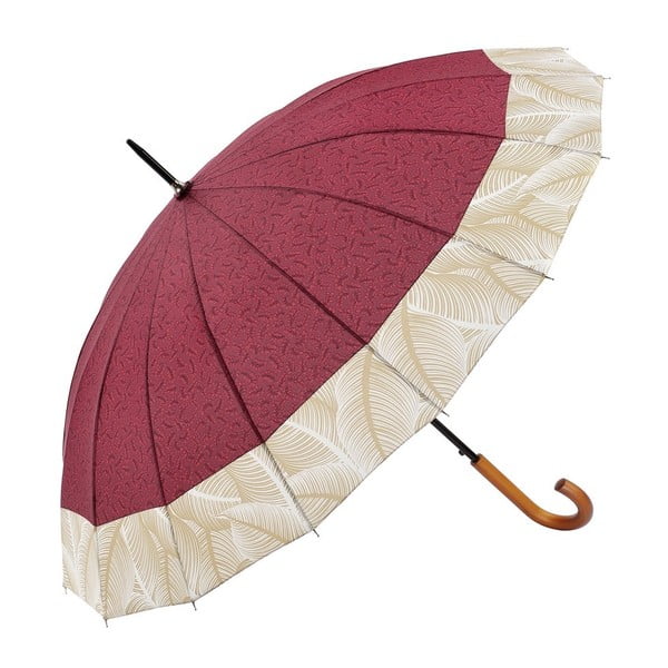 Ambiance Tropical bordo sarkans lietussargs, ⌀ 105 cm