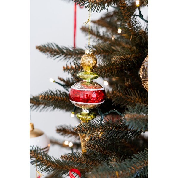 Stikla Ziemassvētku eglītes rotājums Bharati – Bloomingville-image-3