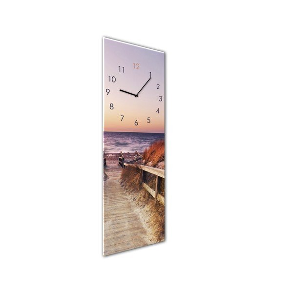 Sienas pulkstenis Styler Glassclock Sunset, 20 x 60 cm-image-1