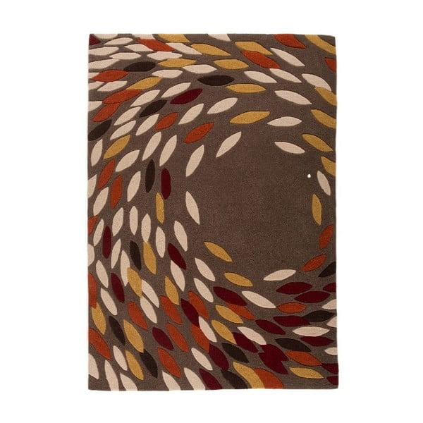 Paklājs Flair paklāji Swirl Ochra/Red, 160 x 230 cm