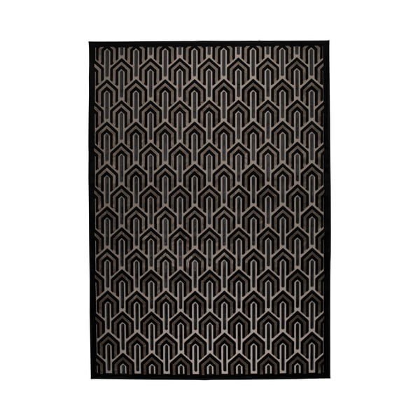 Melns paklājs Zuiver Beverly, 200 x 300 cm
