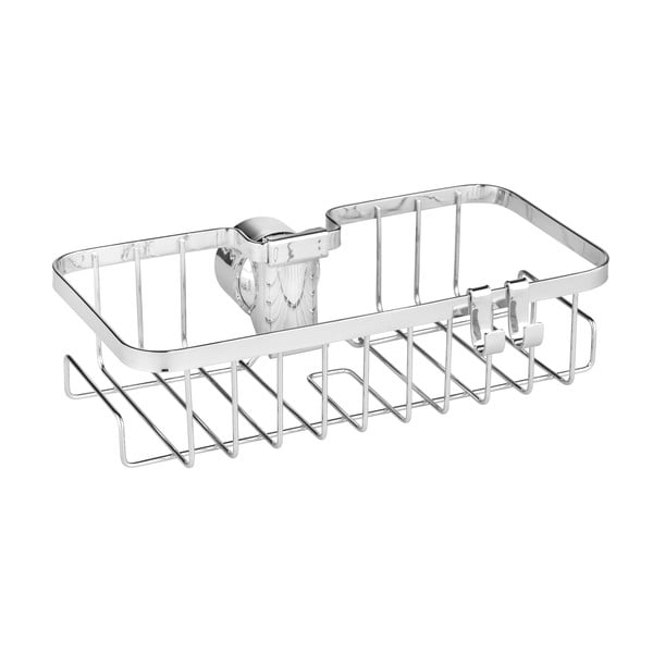 Pašturošs vannas istabas plaukts no nerūsējošā tērauda sudraba krāsā Floresta – Wenko-image-3