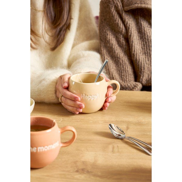 Rozā akmensmasas krūze 420 ml Muggies – Salt&Pepper-image-3