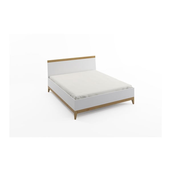Divguļamā gulta ar augstumu 88 cm, izgatavota no priedes Skandica Livia, 140 x 200 cm