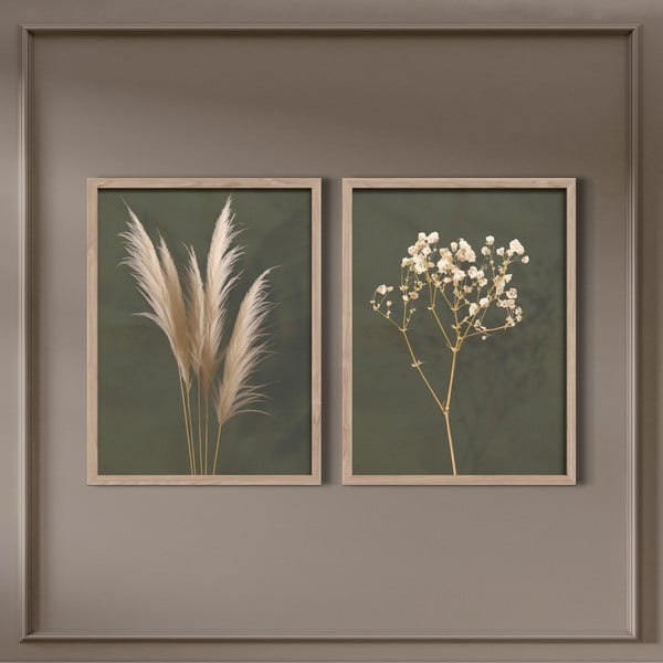 Gleznas (2 gab.) 30x40 cm Boho – Styler-image-2