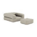 Izvelkamais krēsls Karup Design Cube Linen Beige