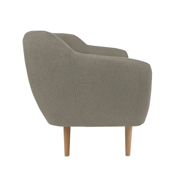Brūns divvietīgs dīvāns ar gaišām kājām Mazzini Sofas Sicile-image-3
