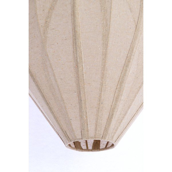 Dabīga toņa piekaramā lampa ar auduma abažūru Pasto – Light & Living-image-4