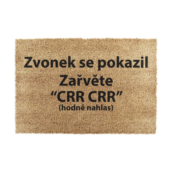 Kokosšķiedras kājslauķis 40x60 cm Crr Crr – Artsy Doormats