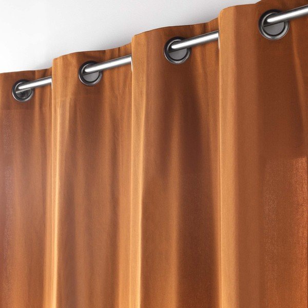 Brūns aizkars 135x180 cm Twily – douceur d'intérieur-image-1