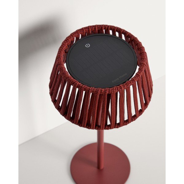 LED galda/pārvietojams āra gaismeklis ar saules baterijām (augstums 30 cm) Aldet – Kave Home-image-4