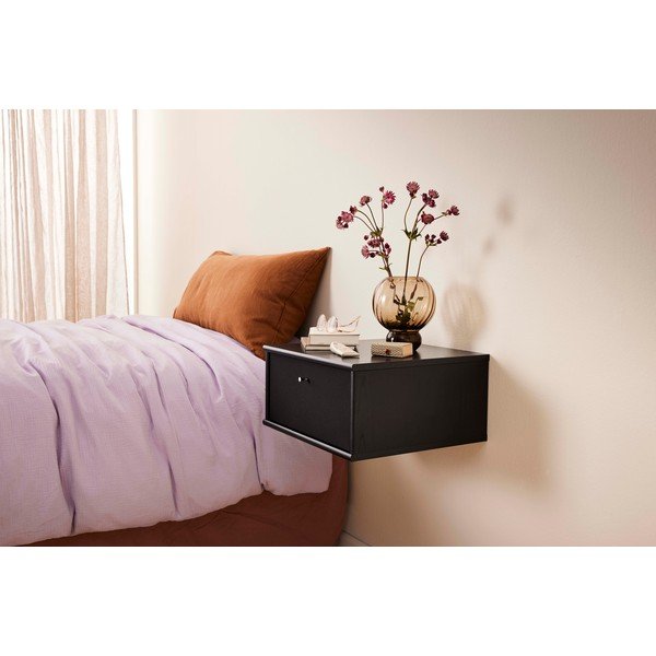 Melns piekaramais naktsgaldiņš Mistral – Hammel Furniture-image-1