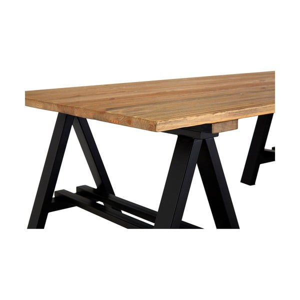 Dabīga toņa žurnālgaldiņš ar priedes masīvkoka galda virsmu 80x140 cm Hampstead – Premier Housewares-image-3