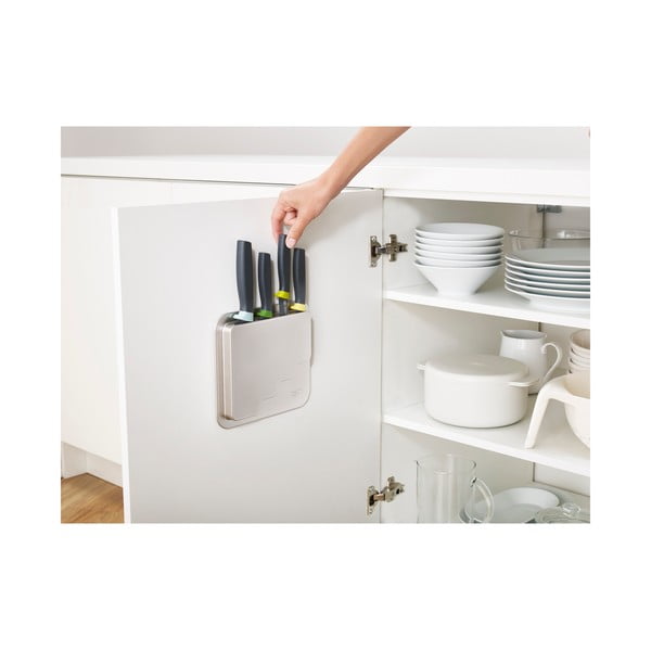 Nažu komplekts ar statīvu (4 gab.) ar nerūsējošā tērauda asmeni DoorStore™ – Joseph Joseph-image-3