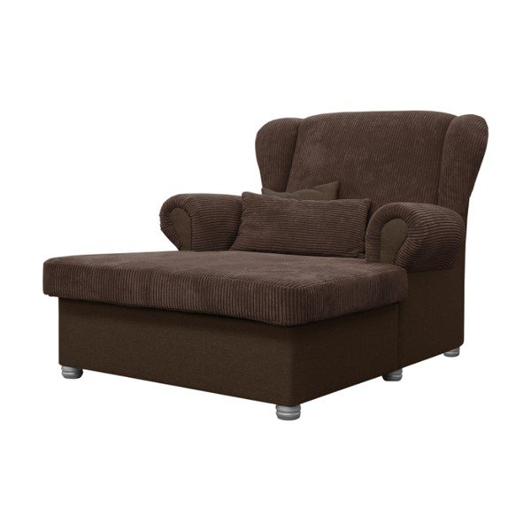 Tumši brūns velveta zvilnis Lord – Ropez