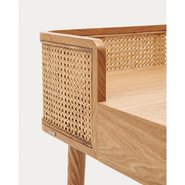 Darba galds ar oškoka imitāciju 62x105 cm Araxi – Kave Home-image-4