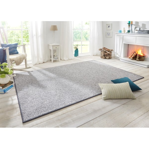 Pelēks paklājs 160x240 cm Wolly – BT Carpet-image-1
