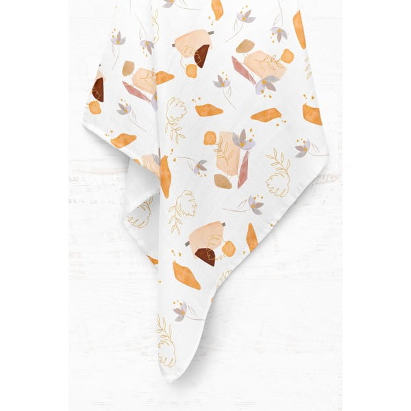 Balta muslīna bērnu sega 75x100 cm Boho – Mijolnir-image-2