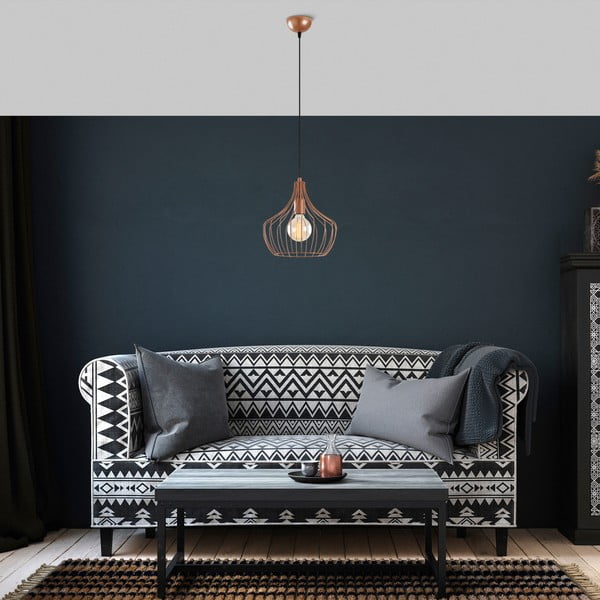 Vara krāsas piekaramā lampa ar metāla abažūru ø 27 cm Mezopotamya – Opviq lights-image-1