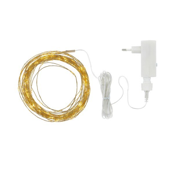 LED gaismiņu virtene Sirius Knirke, garums 7,9 m