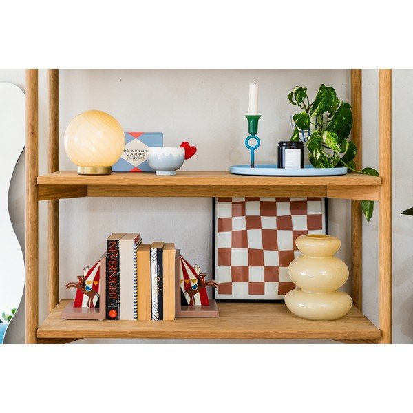 Gaiši dzeltena galda lampa ar stikla abažūru (augstums 17 cm) Summer Globe – Leitmotiv-image-1