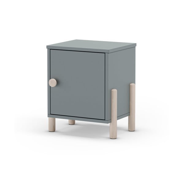 Dūmakaini zaļš priedes masīvkoka bērnu naktsskapītis Enola – Marckeric-image-3