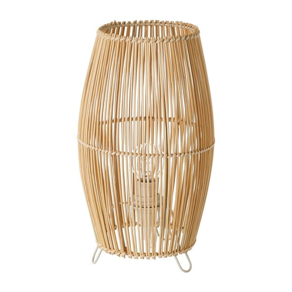 Dabīga toņa bambusa galda lampa ar bambusa abažūru (augstums 29 cm) Natural Way – Casa Selección
