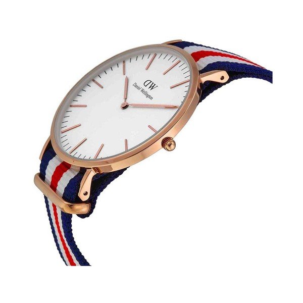 Rozā zelta ciparnīcas pulkstenis Daniel Wellington Canterbury, ⌀ 40 mm-image-4
