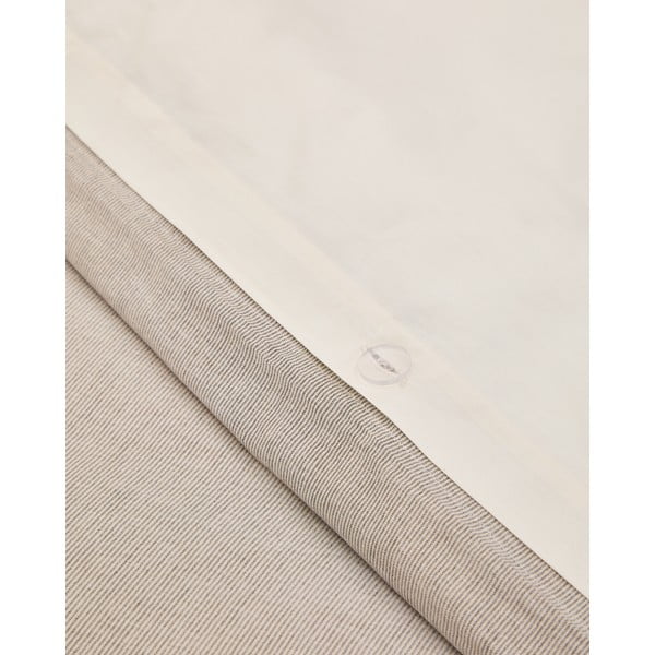 Bēša vienguļamā gultas veļa no kokvilnas perkala 150x220 cm Sotela – Kave Home-image-1