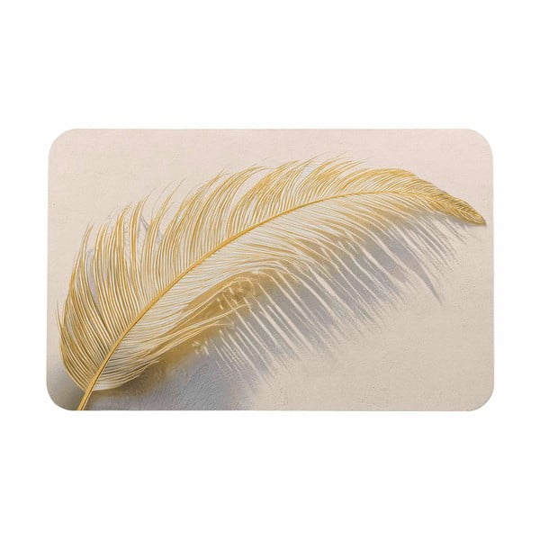 Gaiši brūns vannas istabas paklājiņš 50x80 cm Angelica – douceur d'intérieur