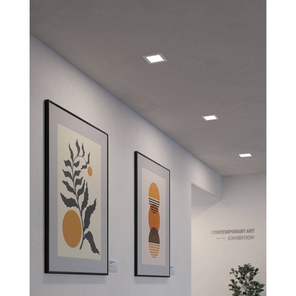Balta LED/iebūvēta griestu lampa 12x12 cm FUEVA 5 – EGLO-image-1