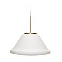 Balta piekaramā lampa ar regulējamu spilgtumu ø 40 cm Muse – Hübsch