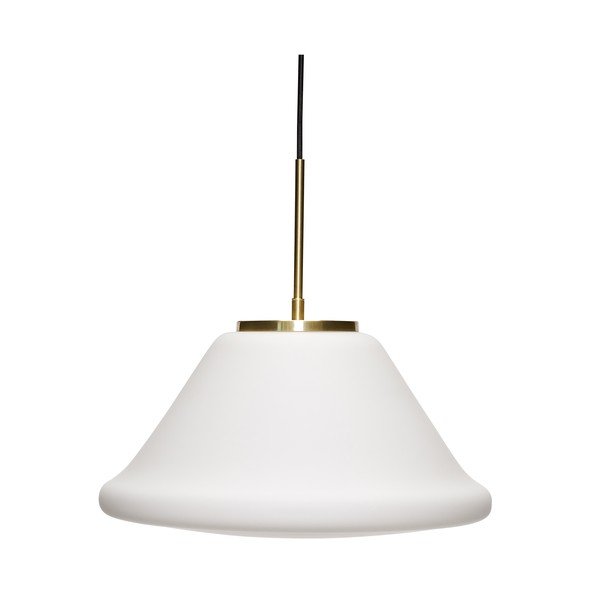 Balta piekaramā lampa ar regulējamu spilgtumu ø 40 cm Muse – Hübsch