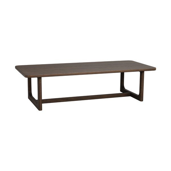 Tumša dabīga toņa žurnālgaldiņš ar ozolkoka imitācijas galda virsmu 70x160 cm Driscoll – Rowico