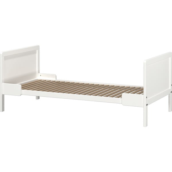 Balta masīvkoka bērnu gultiņa 70x140 cm Alkmaar – Germania-image-2
