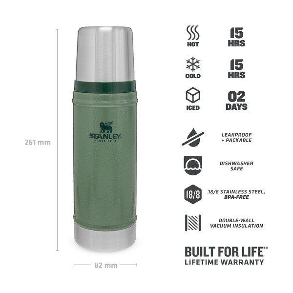 Zaļš termoss ar krūzīti 470 ml – Stanley-image-4