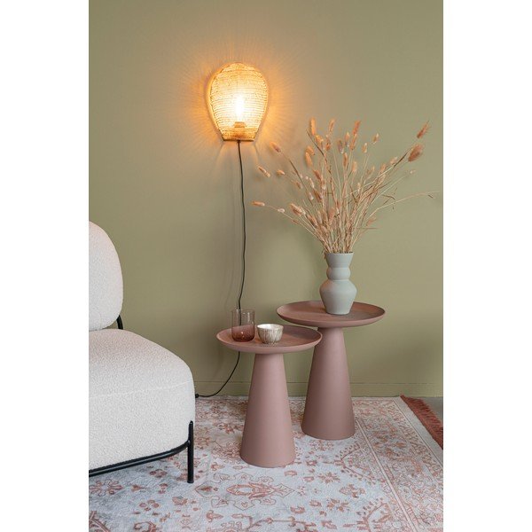 Metāla apaļš sānu galdiņš ø 34,5 cm Ringar – White Label-image-1