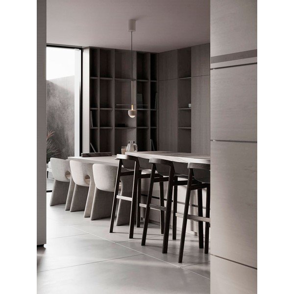 Bēša alumīnija LED piekaramā lampa ø 30 cm Edem – Nova Luce-image-2