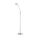 Sudraba krāsas LED stāvlampa ar regulējamu spilgtumu (augstums 150 cm) Dent – Fischer & Honsel